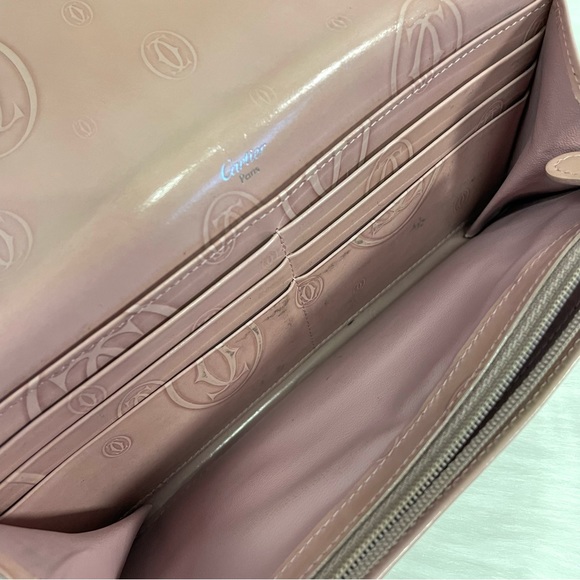 Cartier Pink Patent Leather Wallet - Picture 7 of 13